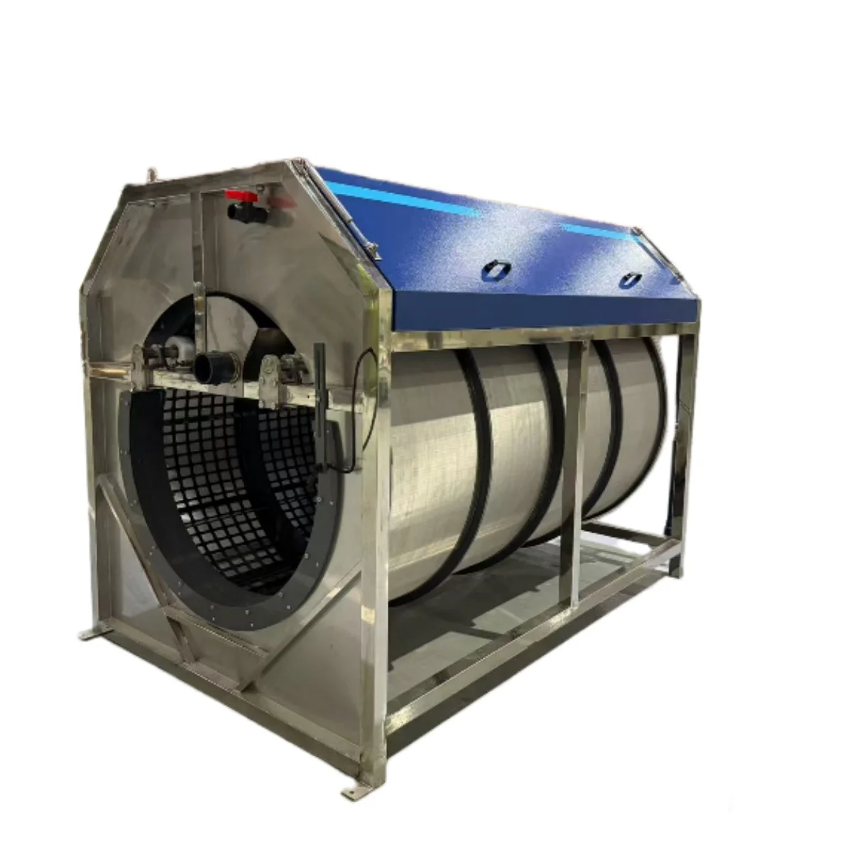 Grote drumfilter Groothandel Intelligentie Vislandbouwapparatuur Terugspoeling Roterende Drun-filter