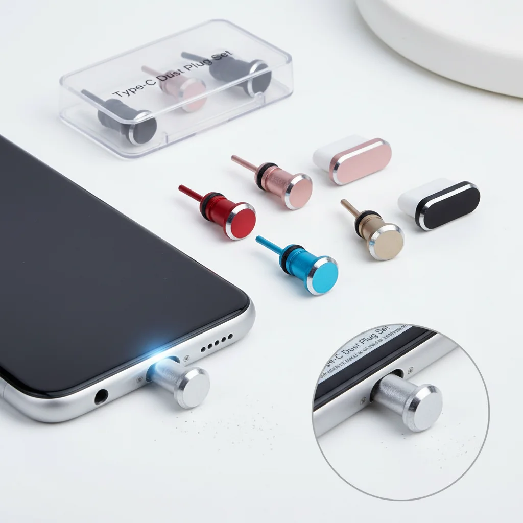 

2 шт./компл., 8 цветов, алюминиевая пылезащитная заглушка USB C, противопыльные наушники, разъем 3,5 мм для Samsung S10, Macbook, пылезащитная заглушка, порт для зарядки типа C