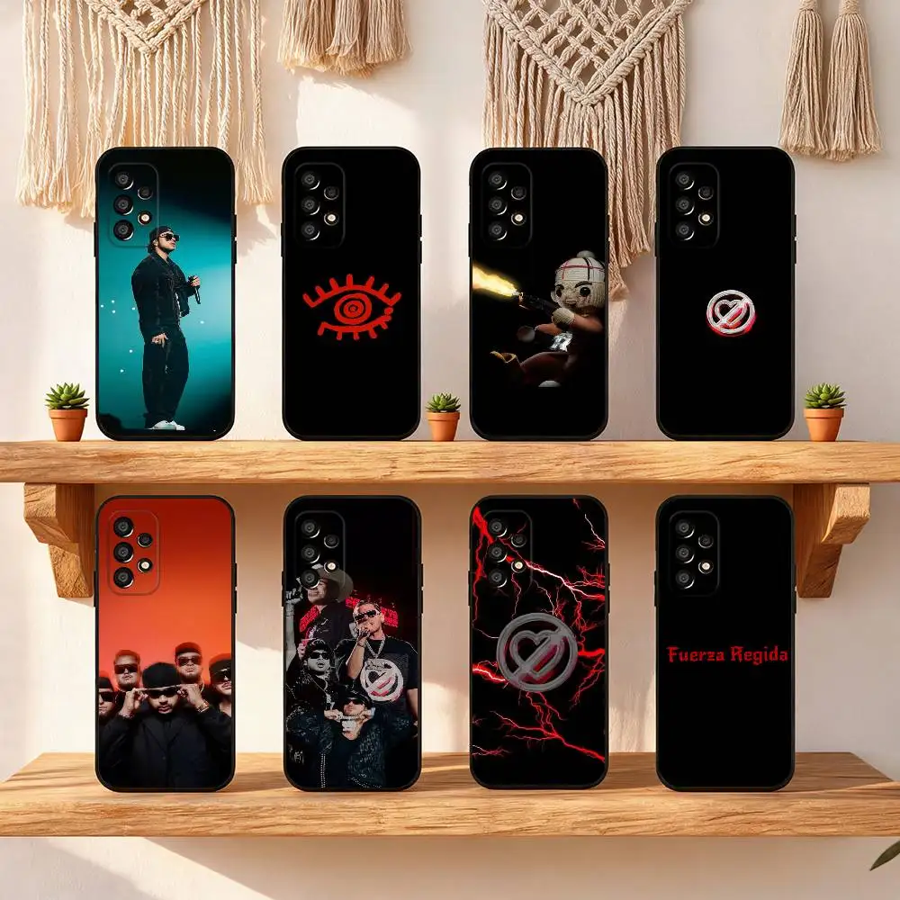 Rapper JOP F-Fuerza R-Regida Fashion Black Soft Protective Case For Samsung S10,20,21,22,23,24,25,30 Ultra Plus FE Lite