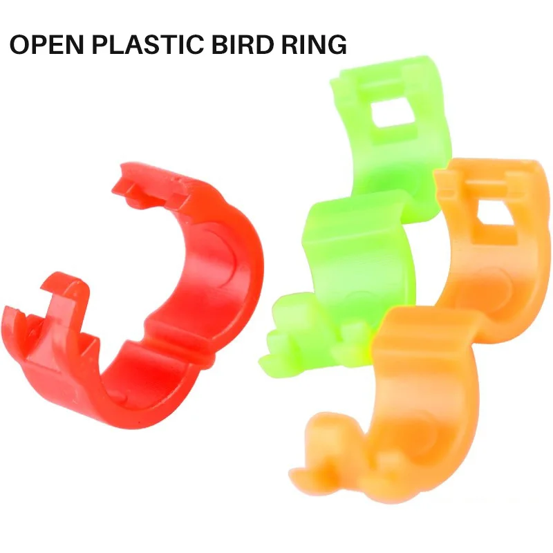 10 pcs Bird Pigeon Small Parrot Leg Rings With Number Inner Diameter 2.7mm 3mm 4.5mm 5mm Pet Birds Foot Rings Supplies