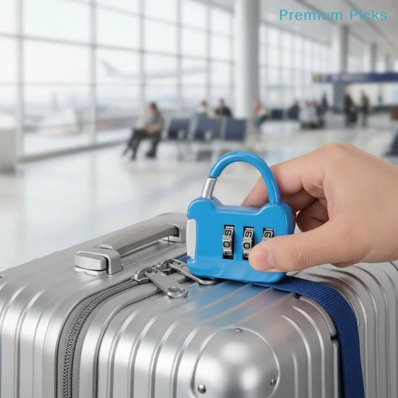 portable3 Digit Combination Padlock Anti-Rust Zinc Alloy Anti-Theft Colorful Password Lock for Suitcase School Locker