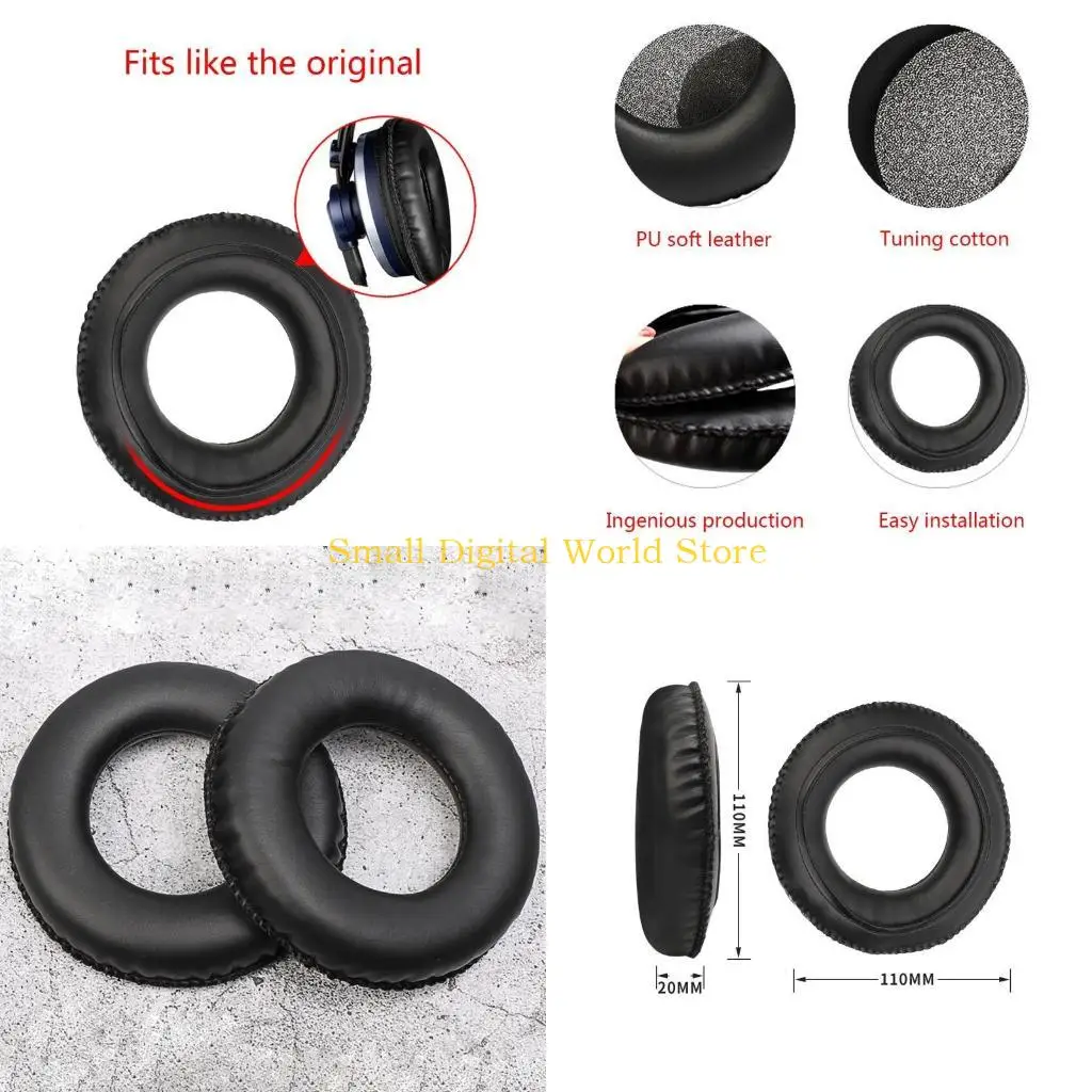 Orejeras 77UB fácil sustitución para auriculares K240 K241, Material calidad