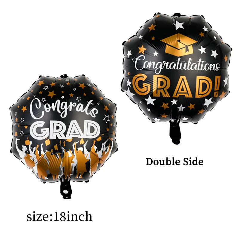 بالون التخرج ديكور حفلات التخرج 2023 تهنئة بالونات الهيليوم احباط التخرج ديكور الدراسات العليا في المدرسة