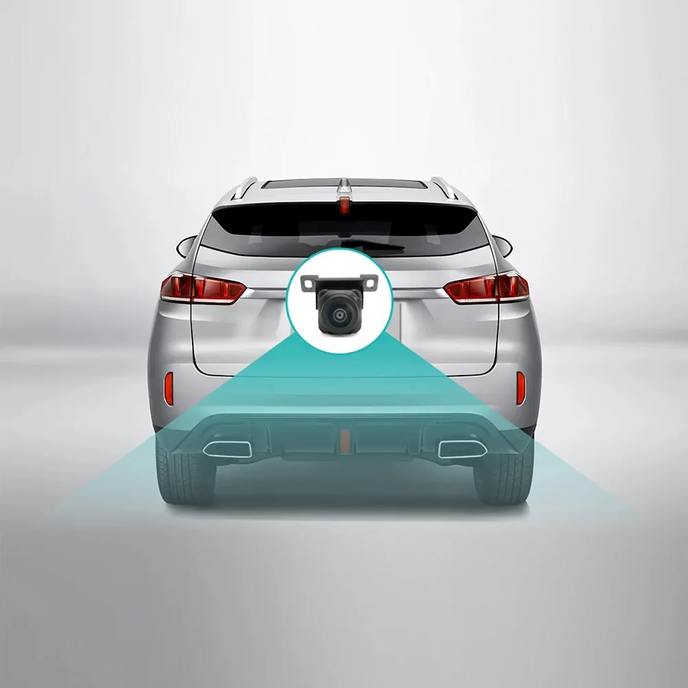 Car Rear View Kit 4.3IN Monitor with Wireless Transmitter Reversing Backup Camera for Universal Vehicle Parking