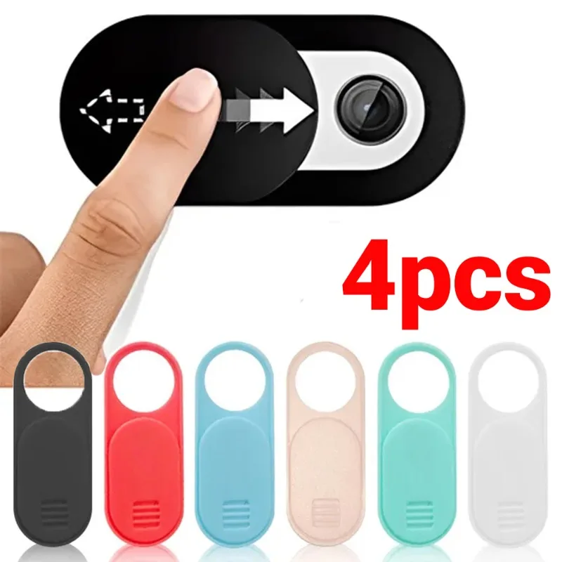 

1/4Pcs Universal Webcam Protective Cover Antispy Slider Camera Protector for iPad Laptop Macbook Phones Lens Privacy Sticker