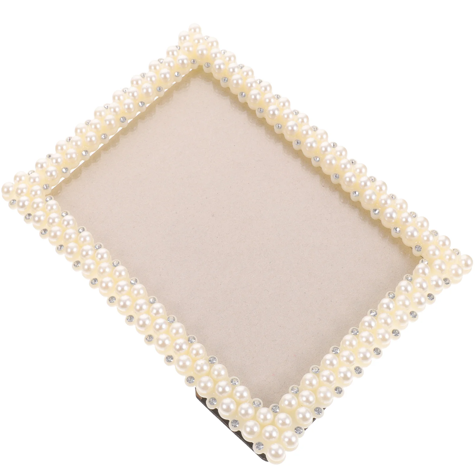 Pearl Resin Photo Frame for Office Vintage Home Decor Household Picture Display Holder Desktop Frames Couples Wedding Framed