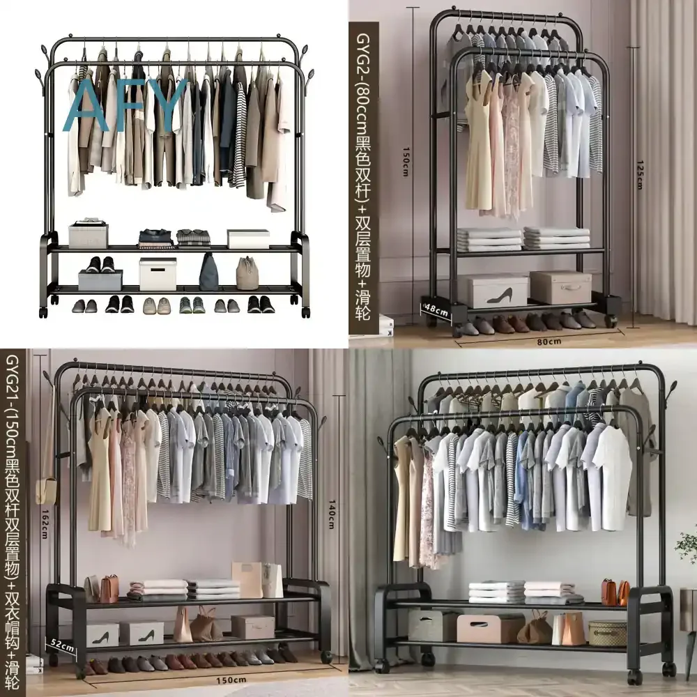 Clothes Clotheslines Shelf Wall Coat Rack for Wall Mount Dressing Room Commode Living Room Sofa Headboard Hanger Floor
