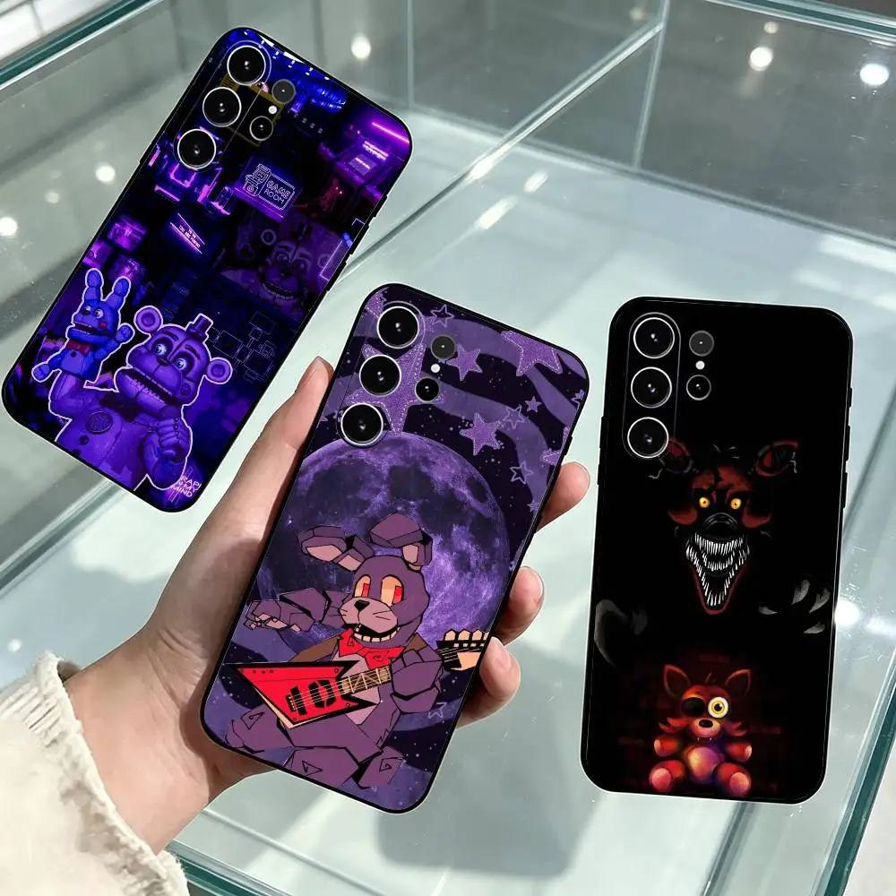 Five Nights At Freddy-S FNAF  Phone Case For Samsung S26,S25,S24,S23,S22,S21,S30,Ultra,Plus,Fe,Soft Silicone Black Cover