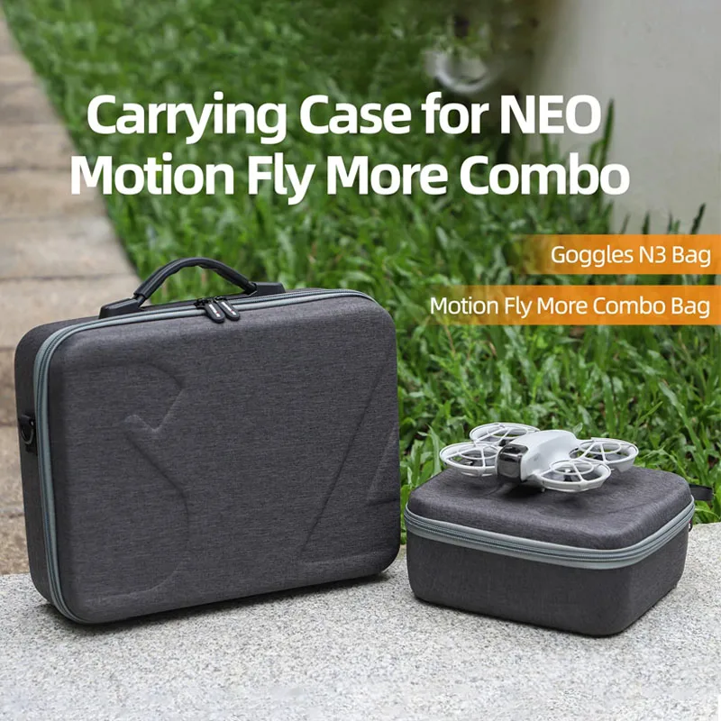 Tragetasche, Aufbewahrungstasche für DJI NEO Drone Goggles N3 Controller, komplettes Set, stoßfeste Hartschale, Reiseschutzabdeckung