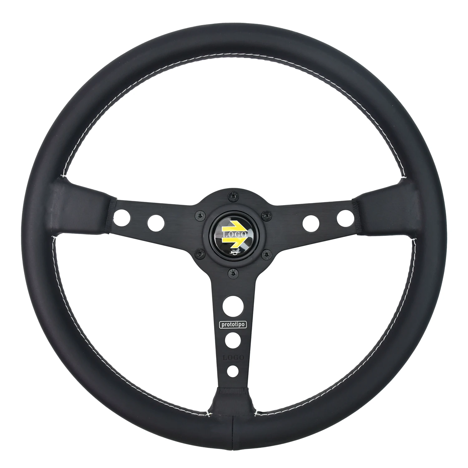 

370mm volante universal 45mm depth steering wheel modified racing steering wheel
