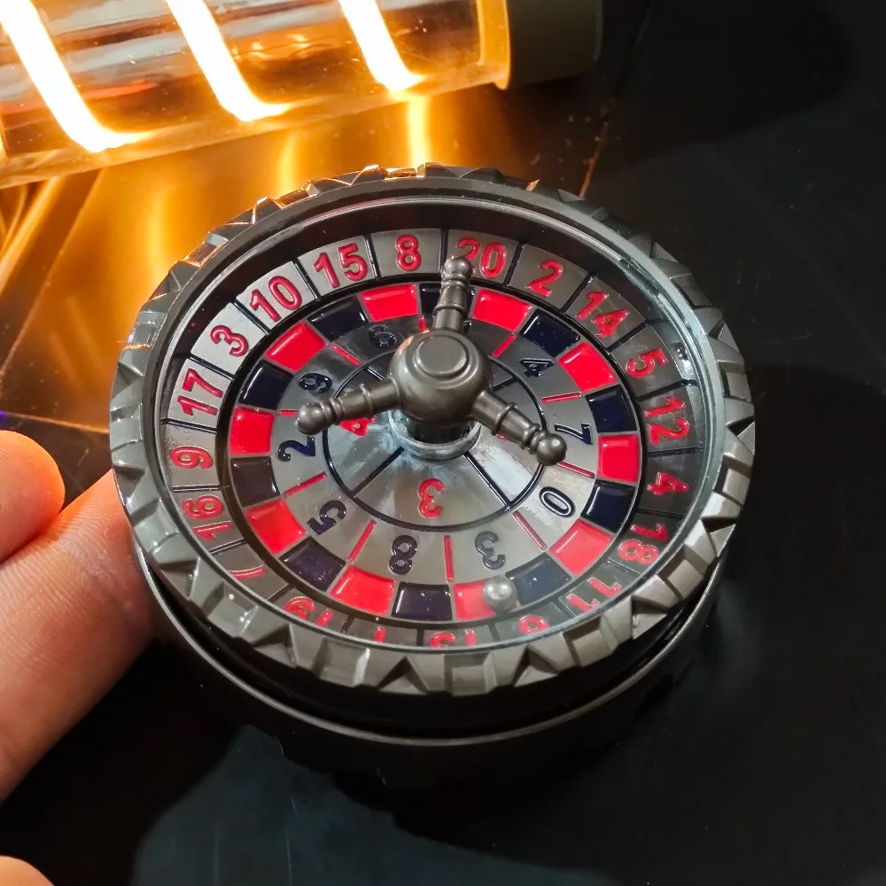 JXCWEDC Decision 2nd Generation Rhythmic Mechanical Spinner Desktop Fingertip Spinner Decompression Toy