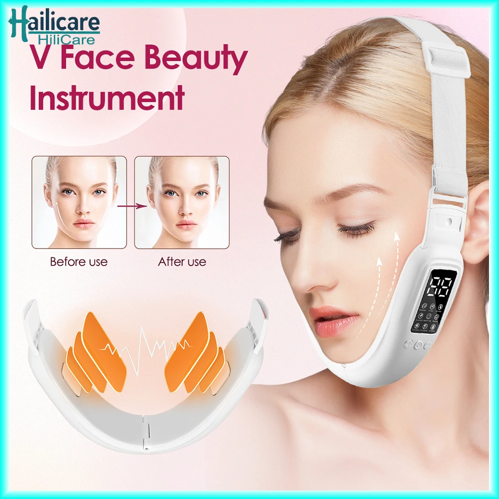 V Face Beauty Instrument Face-lifting Device Multifunctional Micro-current Facial Slimming Firming Skin Shaping Face Double Chin