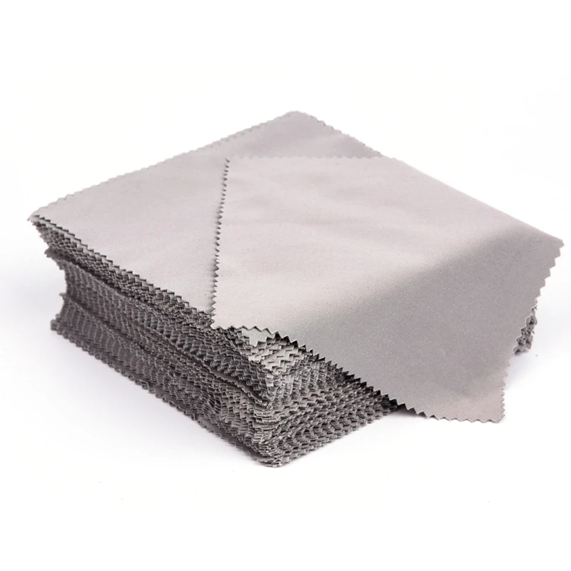 Pano de limpeza 13x13cm, 100pcs, para smartphone, laptop, pc, tv, câmera, óculos, óptica