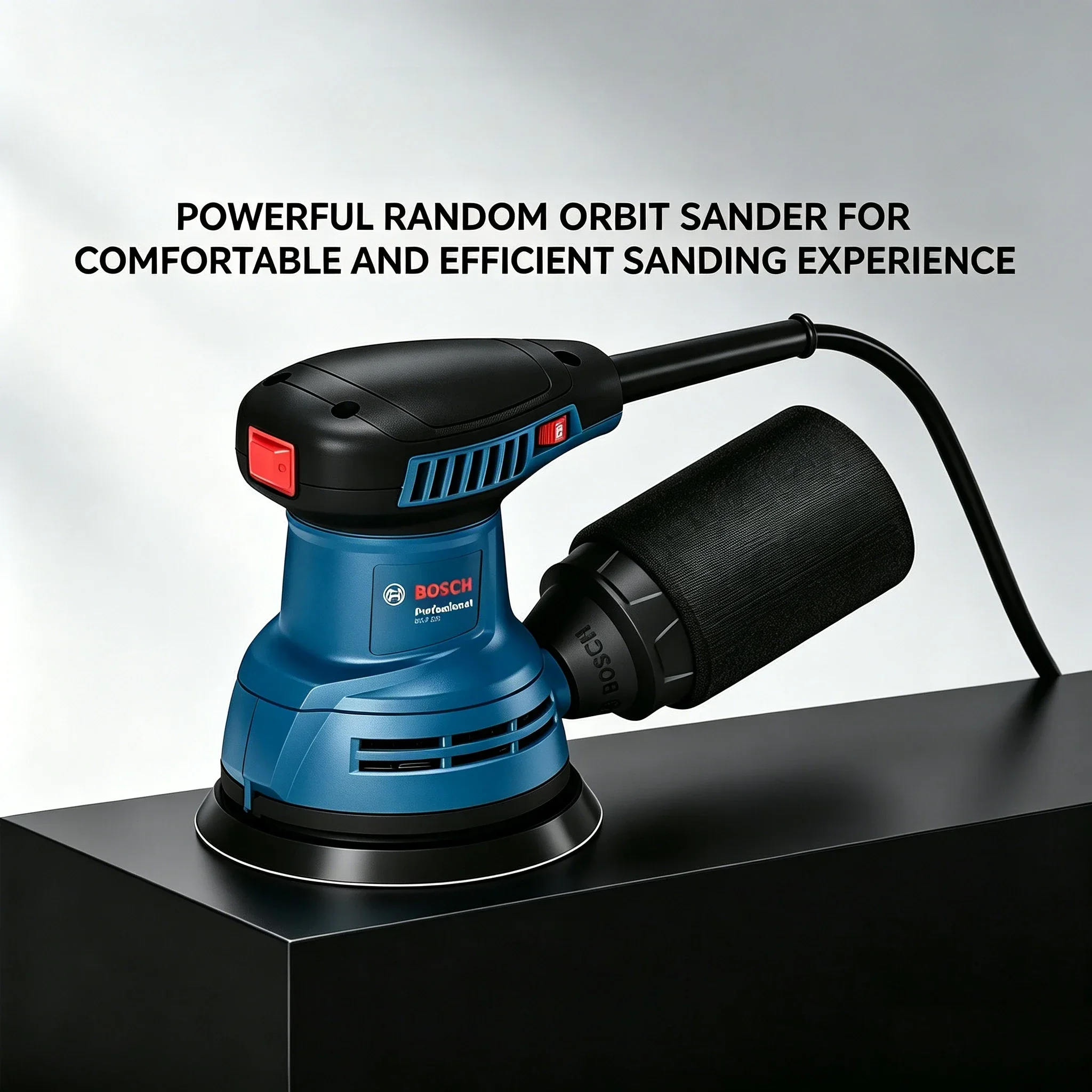 Bosch GEX125 280W Multifunctional Orbital Sander /Sand Grinder/ Sandpaper Machine for Woodworking and Automotive Wall Surfaces view 6