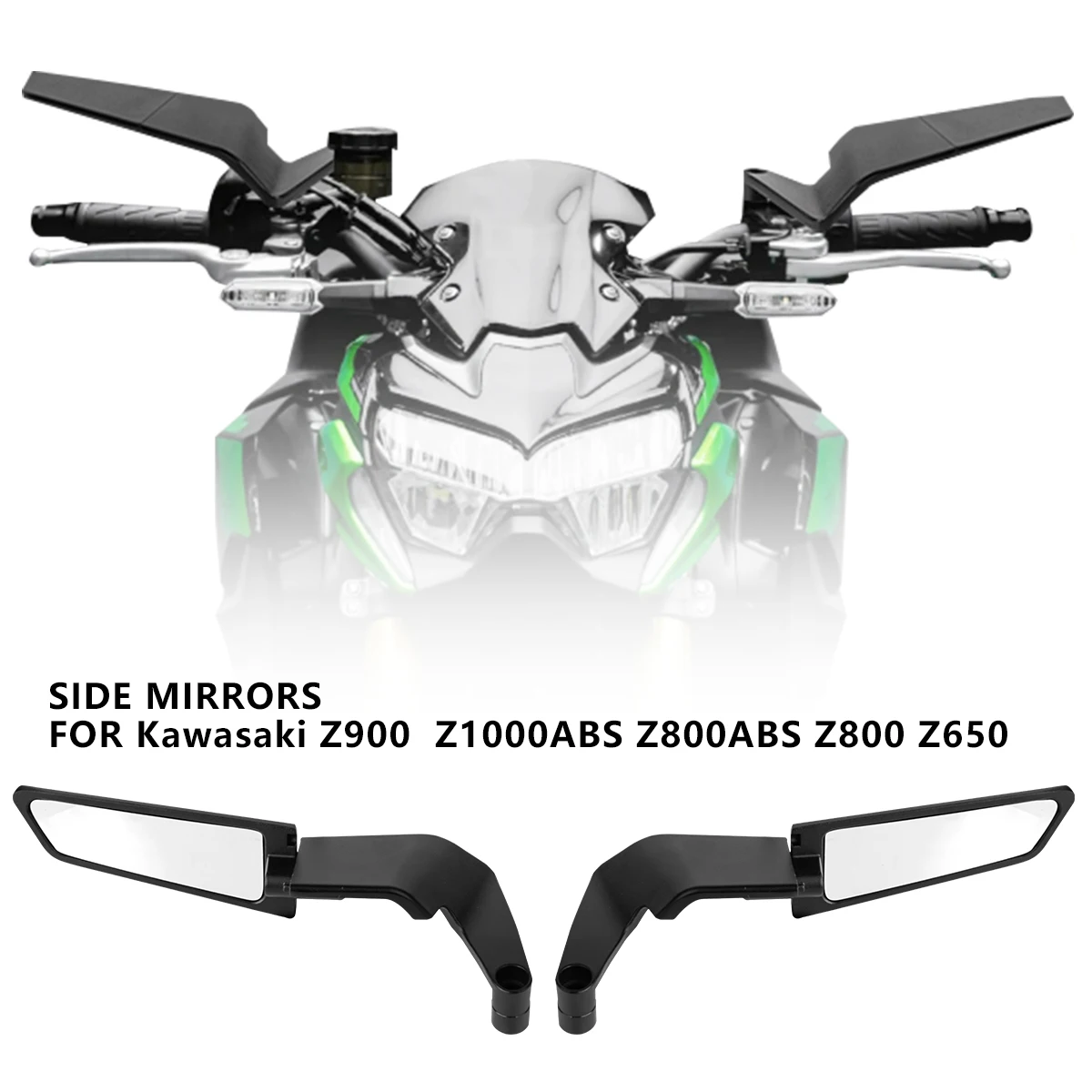 Motorcycle Accessories Mirrors Stealth Winglets Mirror To Rotate Adjustable Mirrors For YAMAHA MT 03 07 09 R1R3R7 XMAX KTM BMW