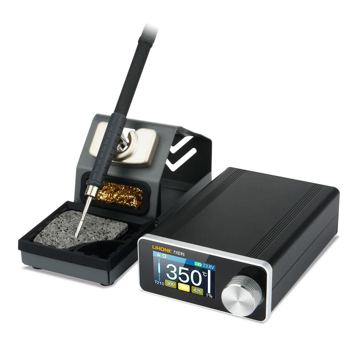 

K7 Rapidly Heating Soldering Iron Station C210 Temperature Adjustable Precision Soldering Rework Station With LED Display