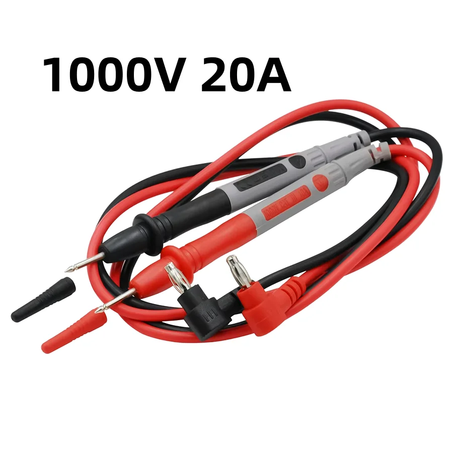 1000V 20A Needle Point Test Probe Leads for Digital Multimeter, Pin Tip Tester Lead Compatible with Fluke and Other Multi Meters