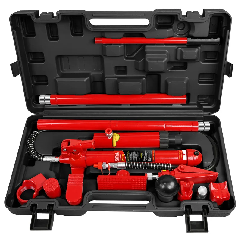 Complete Set 4T Manual Automotive Sheet Metal Hydraulic Jack Body Repair Kit Car Drawing Correction Tool