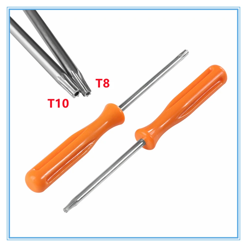 100X 100 مللي متر توركس T8 T10 أداة دقيقة أمنية لأجهزة إكس بوكس 360/ PS3/ PS4 فتحة مقاومة للعبث مع مفكات ثقب #5