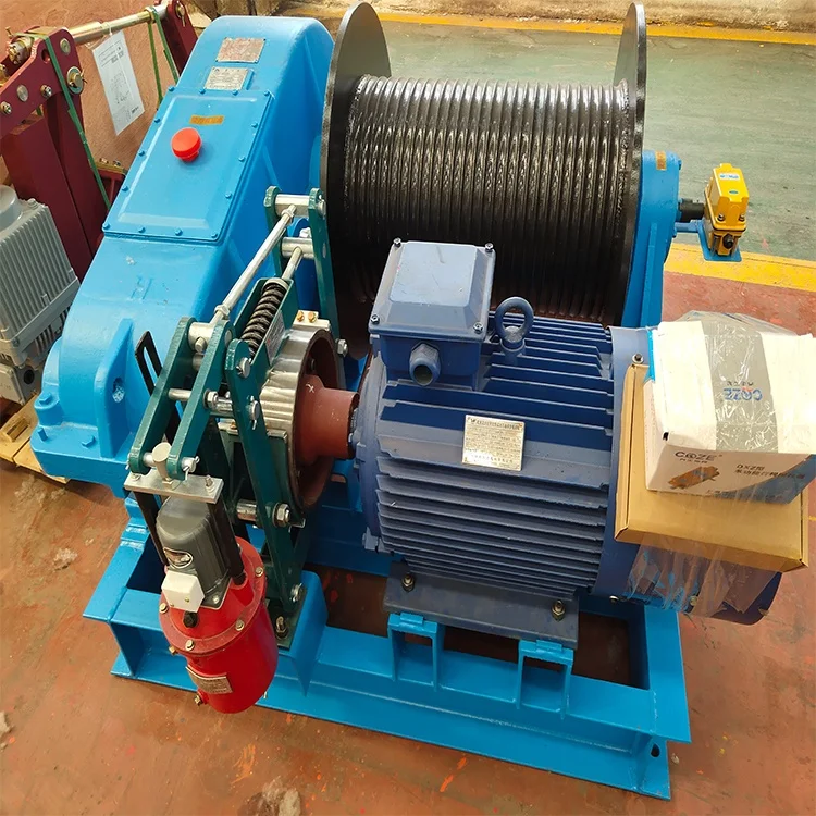7T 8T 10T 15t Electric Fast Winch with Hook for Cable Laying