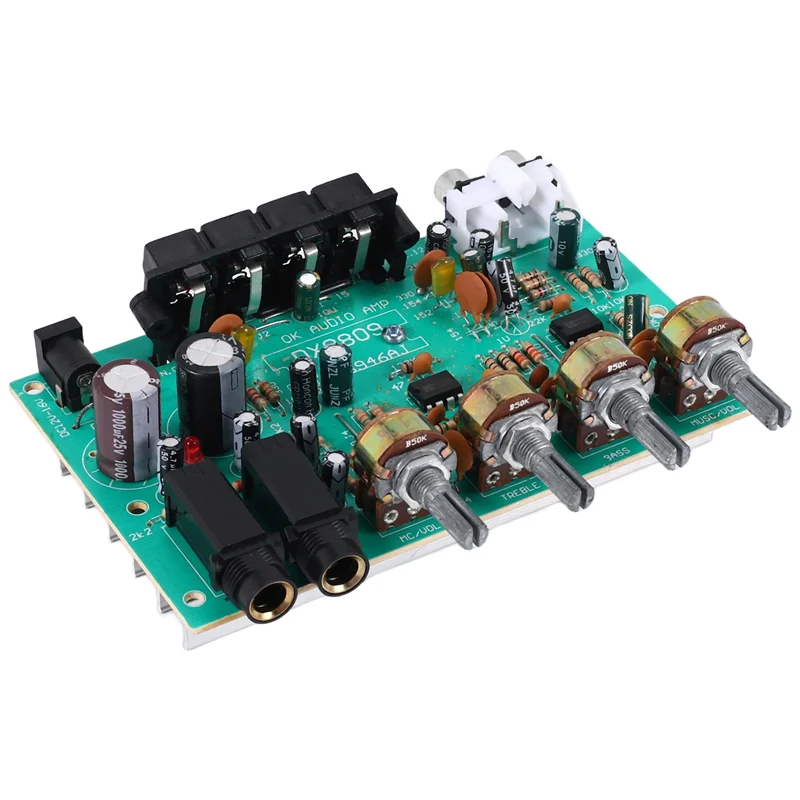 Excellent-40W+40W TDA8944 Stereo Audio Amplifier Board Digital Microphone Amplifier Car Amp Tone Control Speaker Karaoke Amplifi