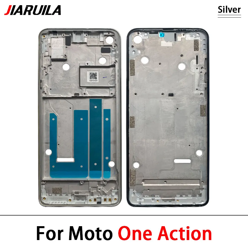 Middle Frame Housing For Moto One Fusion Rear Middle Frame LCD Front Bezel Cover For Moto One Action One Hyper One Fusion Plus