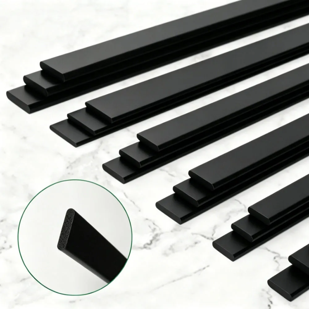 4Pcs L500mm Carbon Fiber Sheet Plate 0.2x3mm-6x30mm High Strength High Density Model Aircraft Materials DIY Accessories