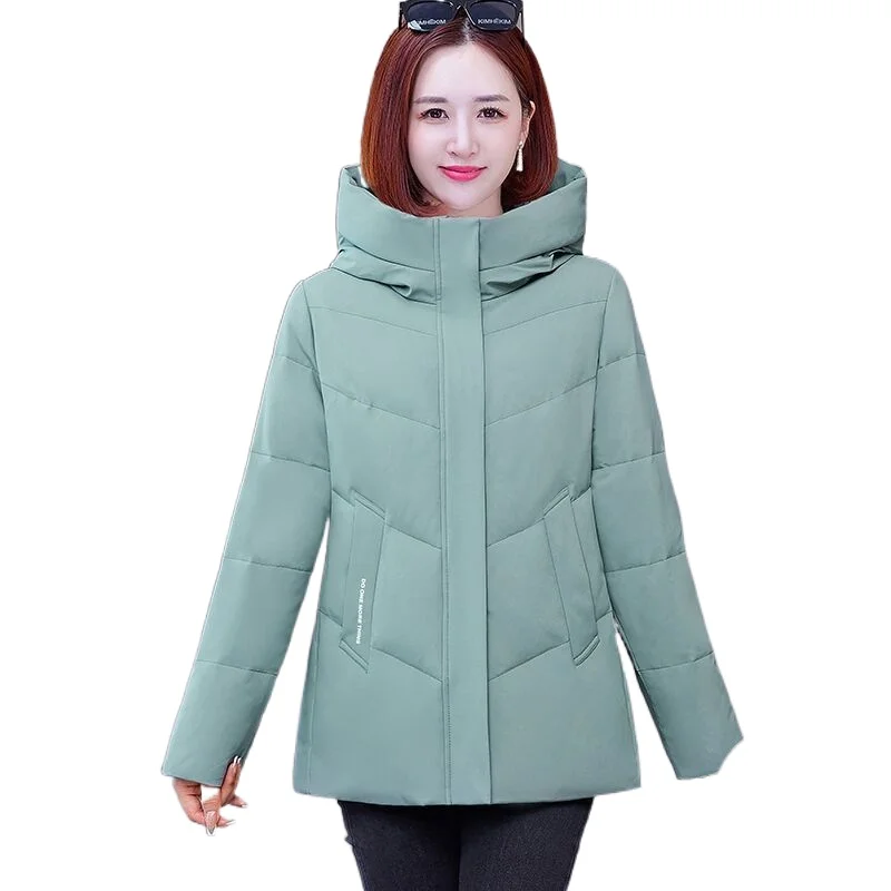 2023 New Women Down Jacket Winter Coat Female Thick Warm Parkas Oversize Outwear Hooded Overcoat