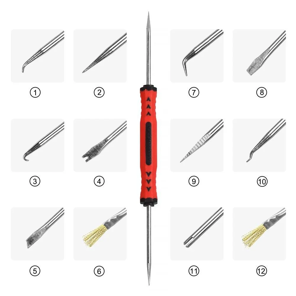 6pcs Set De aging Aid Kit Fluxing Aid PCB Cleaning Kit Repair Tool Electronic Heating Aid Kit