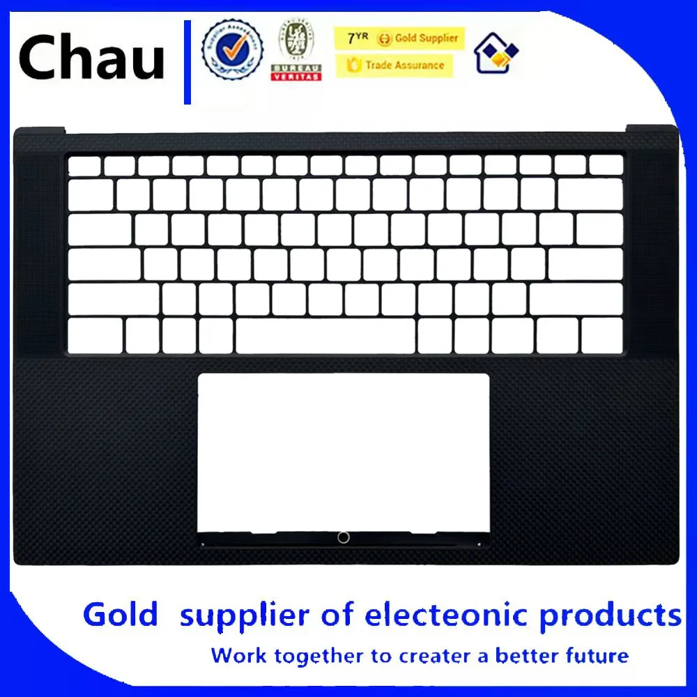 

New For Chau XPS 15 9500 9510 Precision 5550 5560 Laptop Upper Case Palmrest Cover 0DKFWH DKFWH