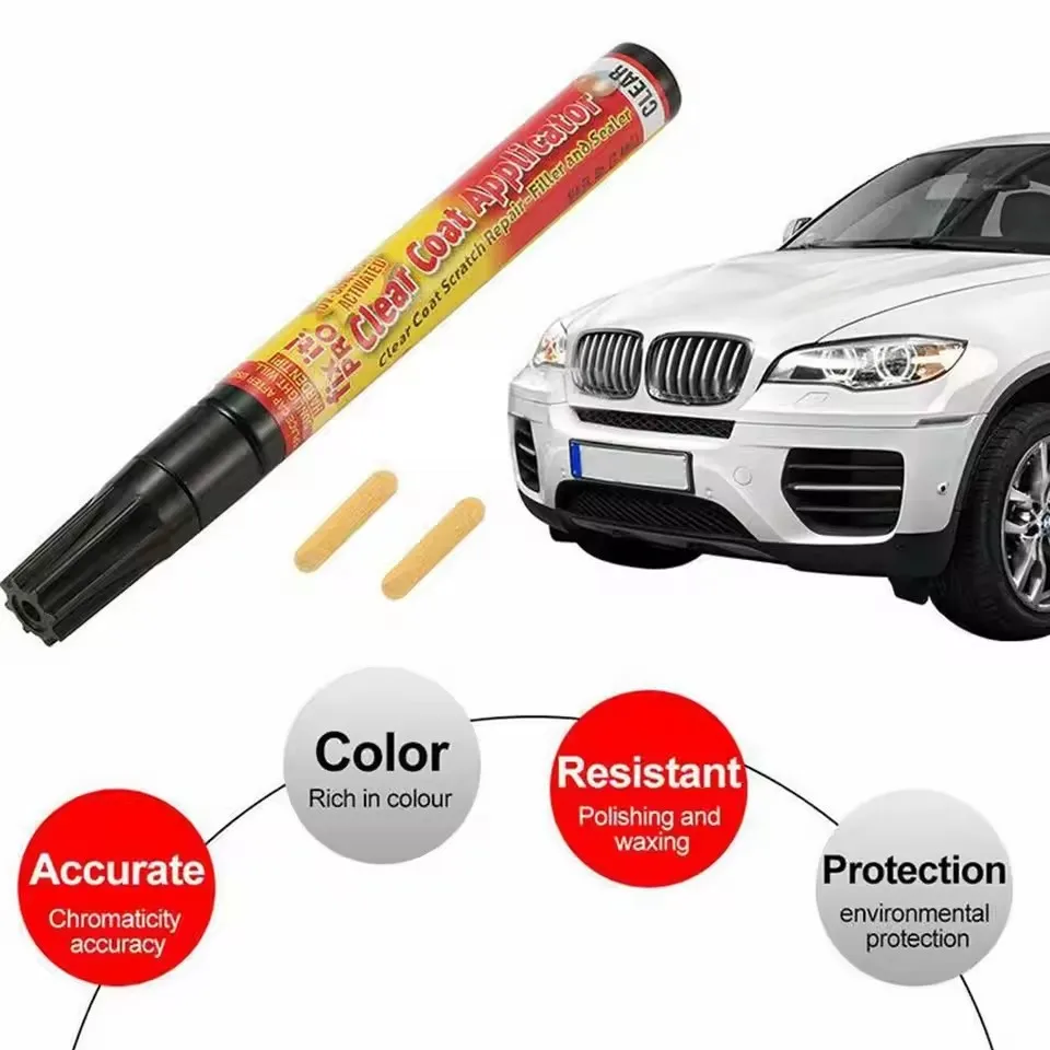 10PCS Car Scratch Repair Pen Touch-up Painter Pen Surface Repair Professional Applicator Scratch Clear Remover For Any Color Car
