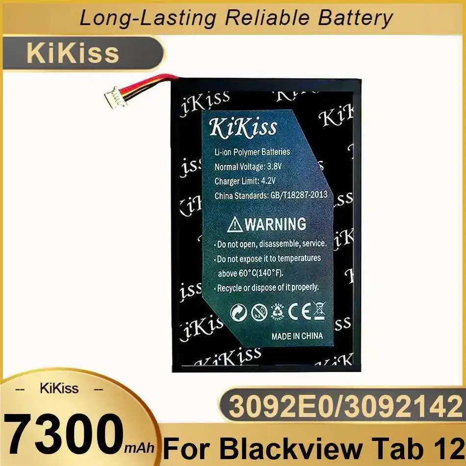 

7300 мАч 3092E0 3092142 Прочный аккумулятор для планшета Blackview Tab 12 с быстрой зарядкой