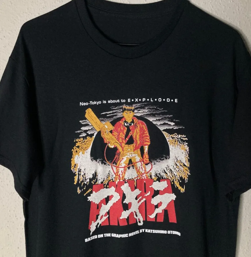 Rare Akira 1988 Neo-Tokyo Is About To Explore Anime Movie T Shirt Unisex S-5Xl