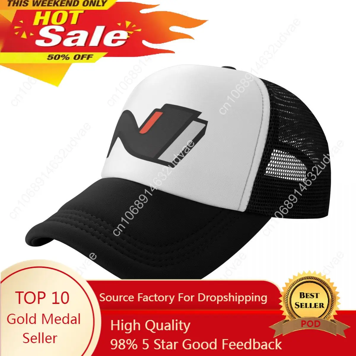 

Hyundai N Performance Logo Dark Baseball Cap Anime Hat Hat Man For The Sun Mens Hat Women'S