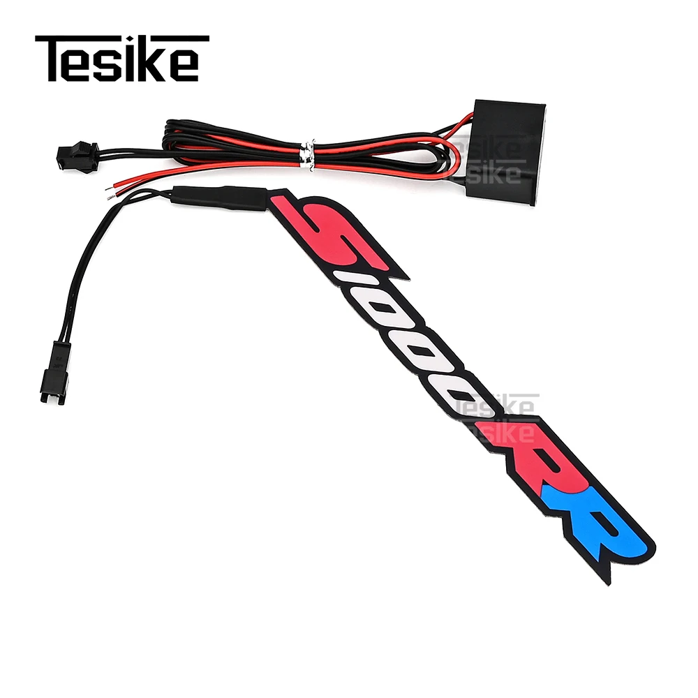 دراجة نارية ملصق الديكور لسيارات BMW S1000RR S1000 RR HP4 مصباح دراجة نارية LED لتقوم بها بنفسك عاكس EL الباردة ضوء ملصق #4