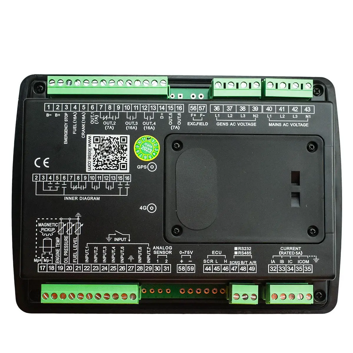 LIXiSE LXC6220 2024 Auto Start Controller for Diesel Genset (ISO 8528 Certified)