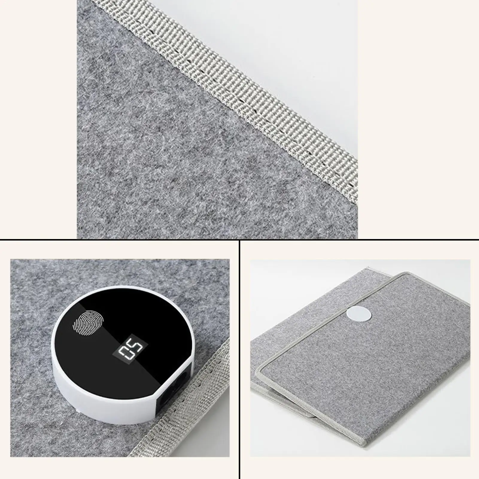 

Грелка для ног под столом. Тихая грелка для ног. U-образная упаковка. Электрическая, тихая, регулируемая, 5 настроек. Безопасная грелка для ног с подогревом.