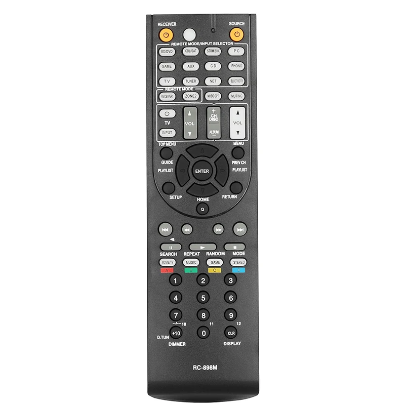 RC-898M RC898M Remote Control Compatible with Onkyo AV Receiver TX-NR545 TX-NR646 TX-NR747 TXNR545 TXNR646 TXNR747 Replacement C
