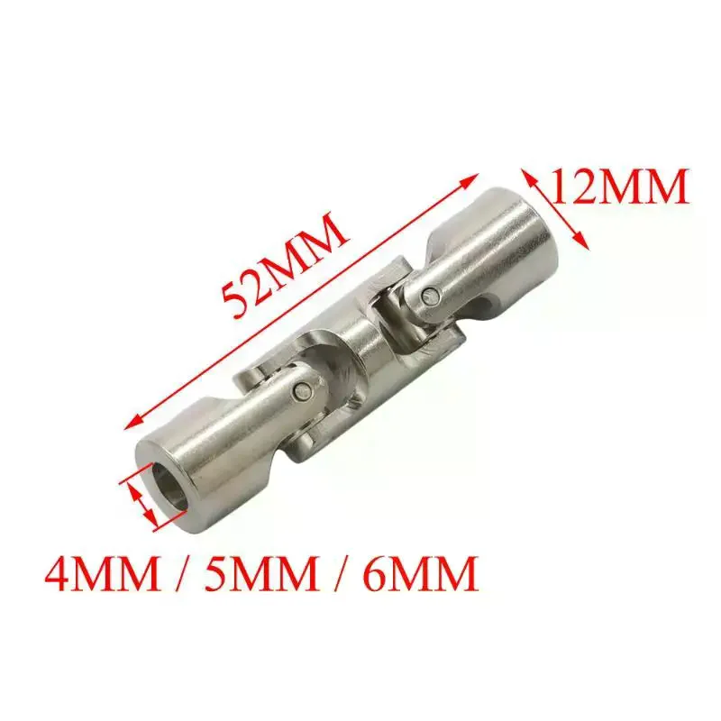 Three Section Shaft Coupler 1Pc High Hardness 45 Steel Joint Coupling 4/5/6/8/10mm Bore for RC Car Boat Industrial Repair Parts