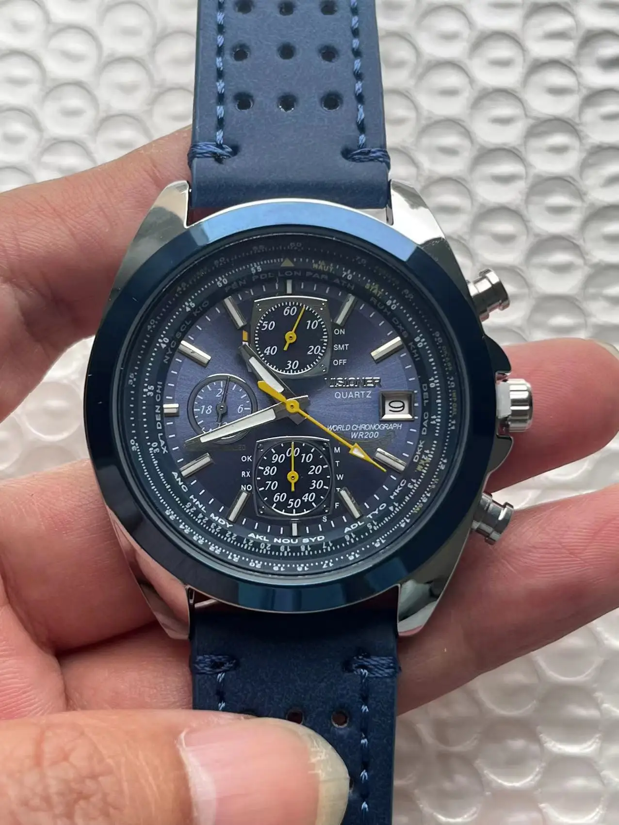 New Luxury Business High Quality Men's Watch Fashion Trend Night Light Multi Functional Timing Quartz Watch Couple's Wrist Watch