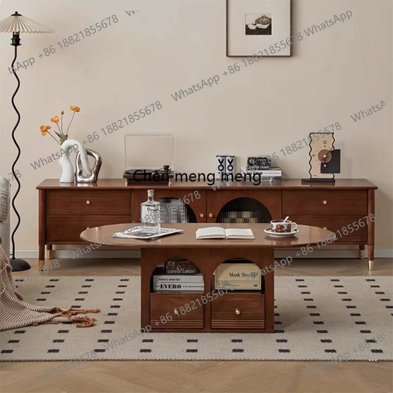

Vintage Premium Tv Stand Modern Aesthetic Drawers Storage Tv Stand Luxury Glamour Mueble De Sala Modernos Home Furniture
