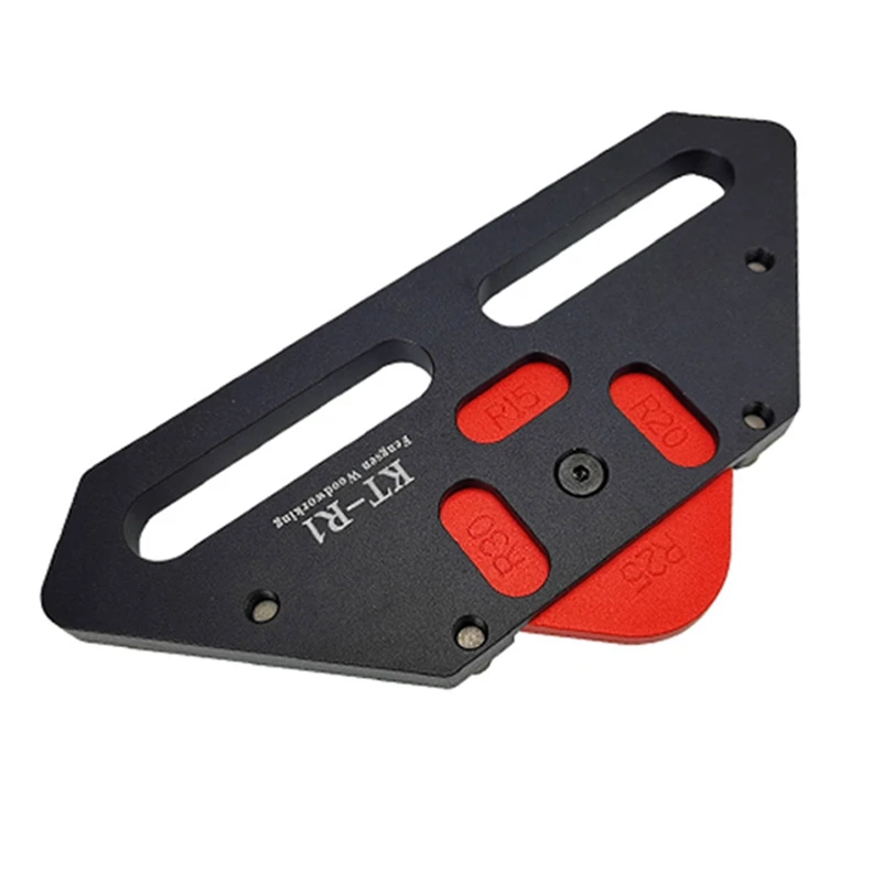 1 Piece Kt-R1 Woodworking Arc Positioning Template Woodworking Rounded Corner R Corner Positioning Plate