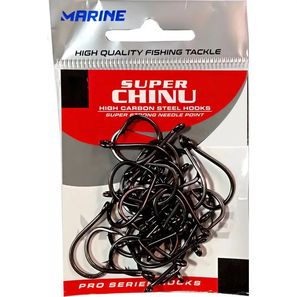 Hooked Marine Sports Super Chinu 07 Black Nickel 50 Pçs