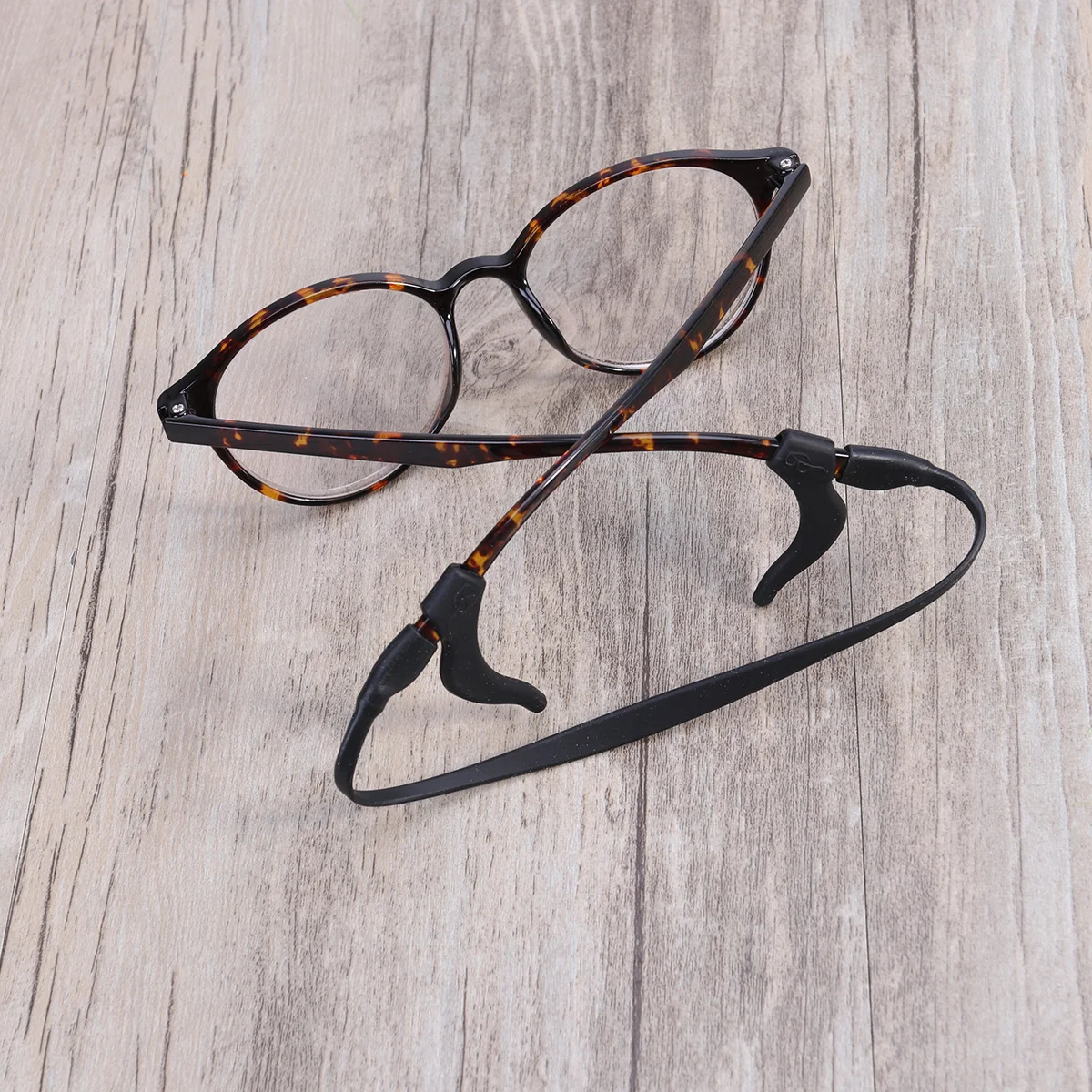 

5Sets Anti-Slip Silicone Cord for Kids Eyeglasses Retainer Lightweight Sweat-Resistant Non-Fray Ear Locks Outdoor Sports Hiking