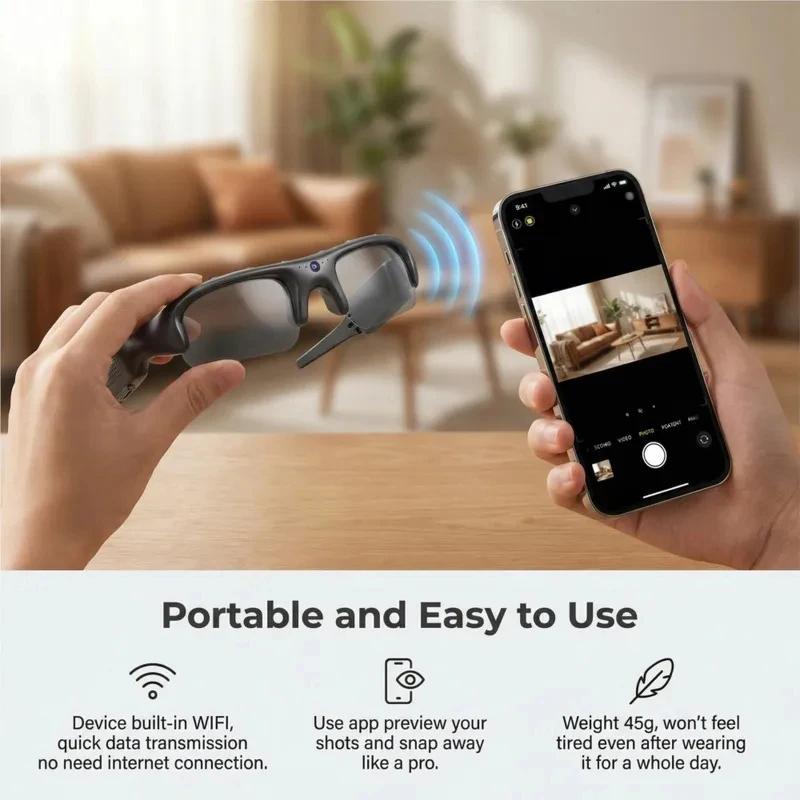 new-photochromic-smart-sunglasses-4k-hd-wifi-sports-wearable-camera-travel-bicycle-driver-recorder-for-vlogging-polarized-uv400
