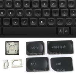 交換用キーキャップキーキャップ、scissorクリップ、logitech craft MX、yr0073、yr0064キー、キーボードキーとクリップ、greyBlack