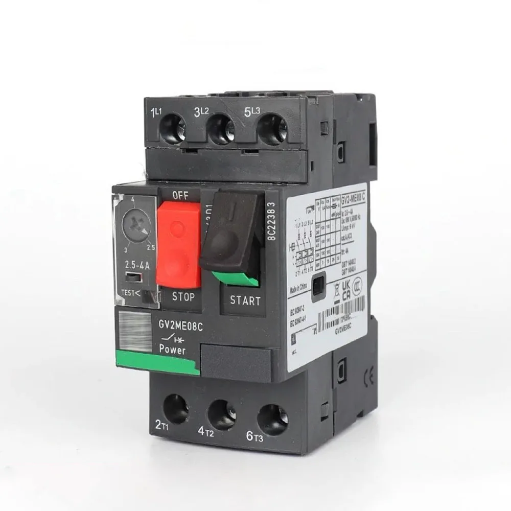 Original For Schneider Motor Circuit Breaker Switch Button GV2ME 01C/02C/03C/04C/05C/06C/07C/08C/10C/14C/16C/20C/21C/22C/32C