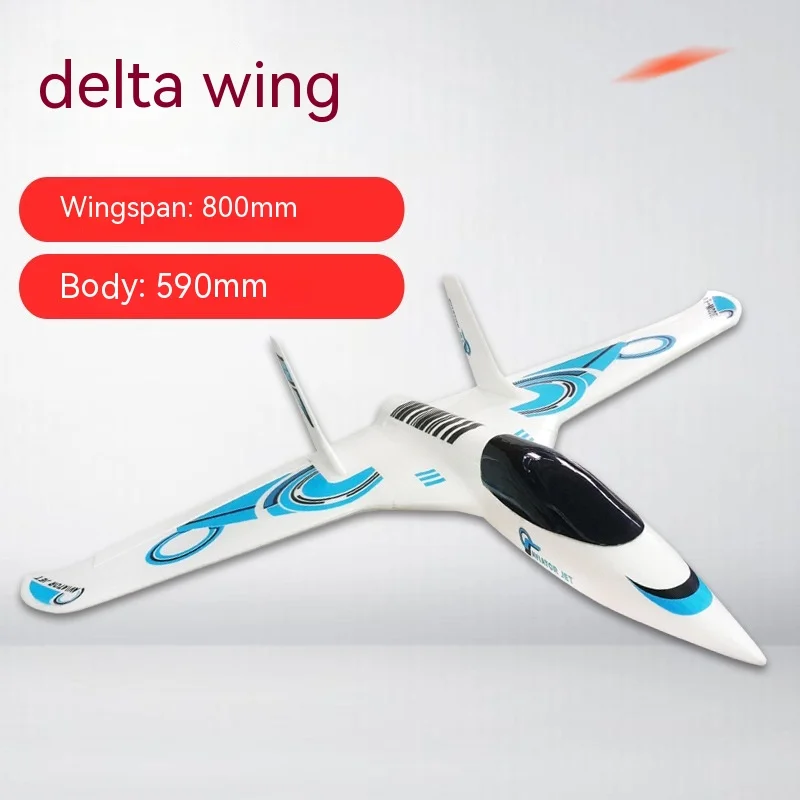 

Delta Wing Epo Aircraft Electric Remote-controlled Glider Beginner's Fun Jet Trainer Kit Pnp Anti Fall And Collision