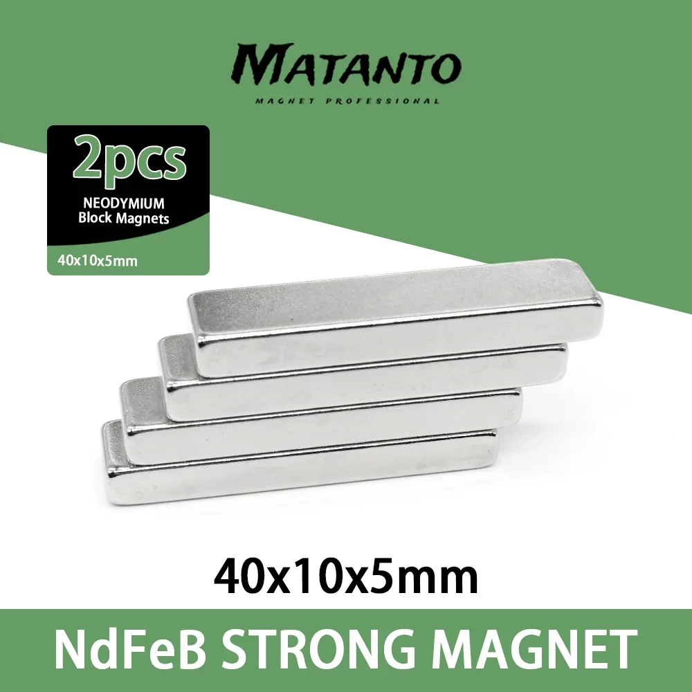 

2/5/10/15/20/30PCS 40x10x5 Strong Sheet Magnet Rare Earth Big Rectangular Neodymium Magnets 40x10x5mm N35 Magnetic 40*10*5 mm