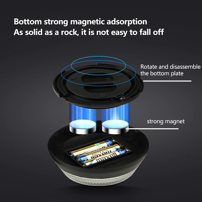 

﻿ 2-режимное освещение, автомобильный аварийный маяк, версия аккумулятора, индукционная вспомогательная лампа, мигающий предупредительный стробоскоп, вспышка, сигнал